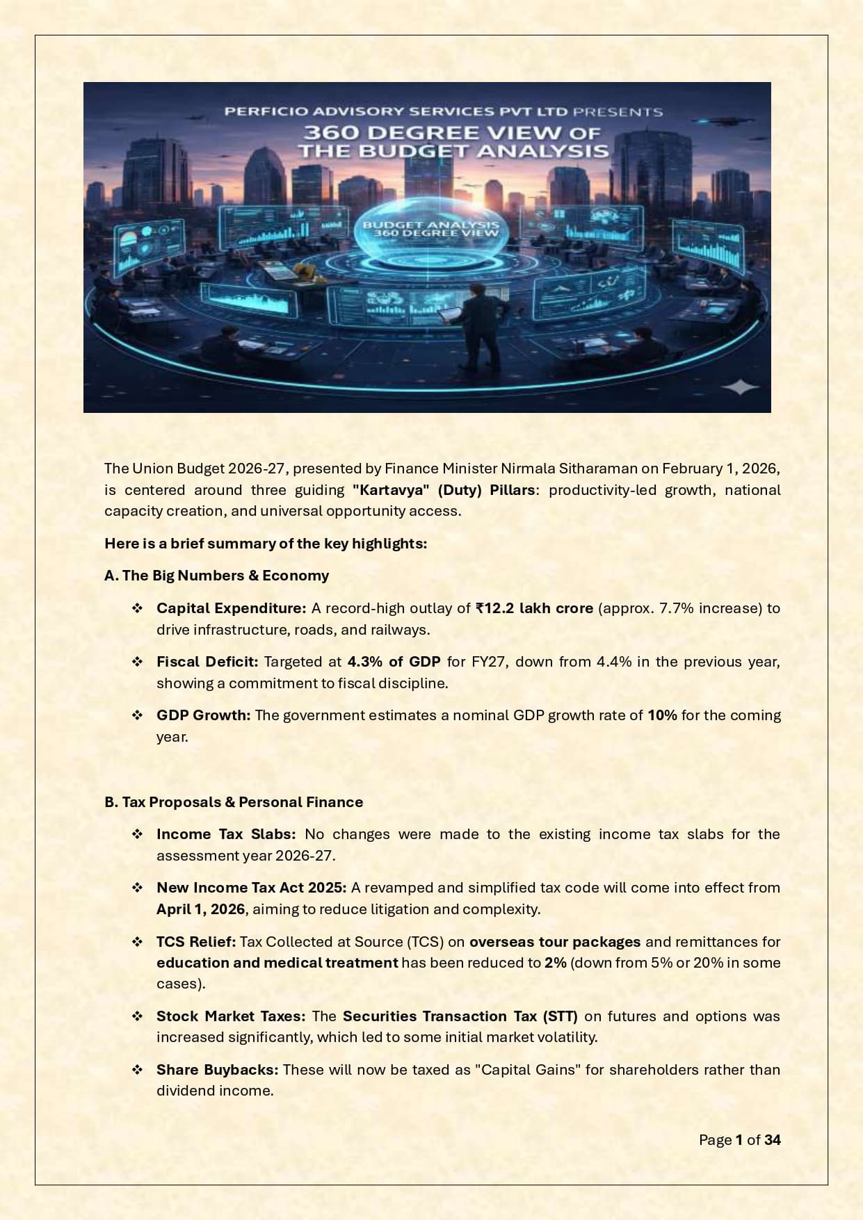 Thumbnail for Budget 2026 Analysis