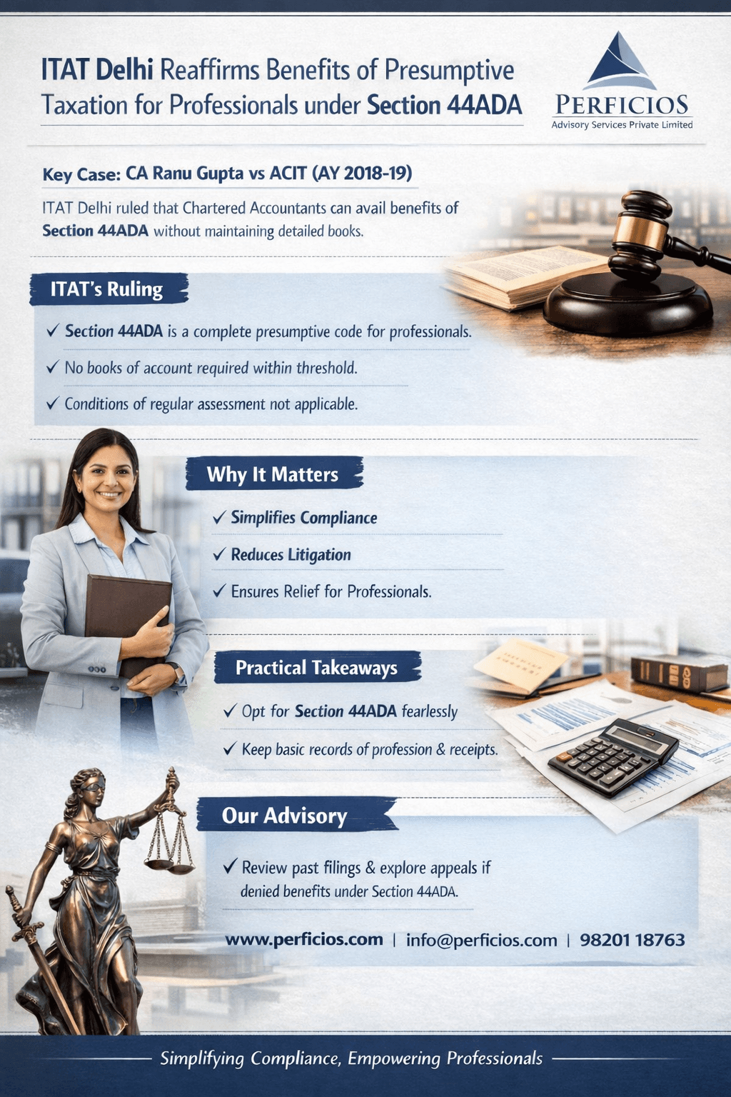 ITAT Delhi Reaffirms Benefits of Presumptive Taxation for Professionals under Section 44ADA